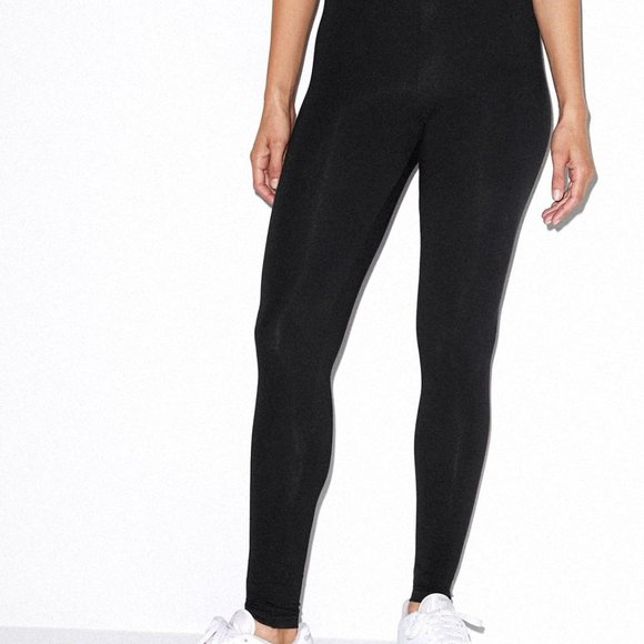 American Apparel Cotton High-Waist Leggings - Picture 5 of 6